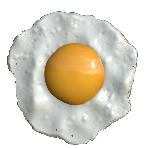 Sunny Side Up Egg Texture Generator (Plane)