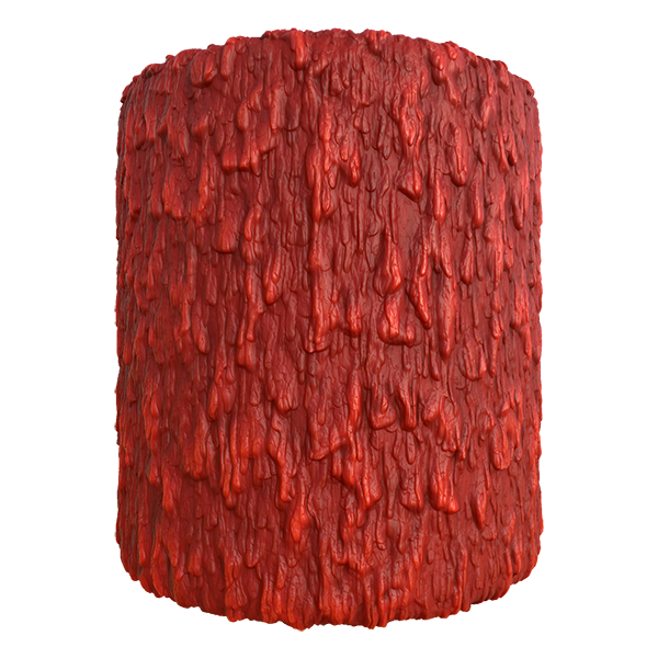 Melted Wax/Candle Texture (Cylinder)