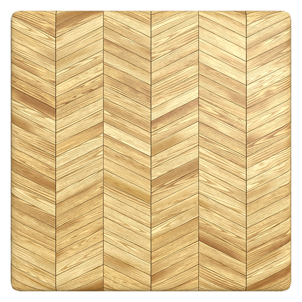 Chevron Maple Wood Flooring (Plane)