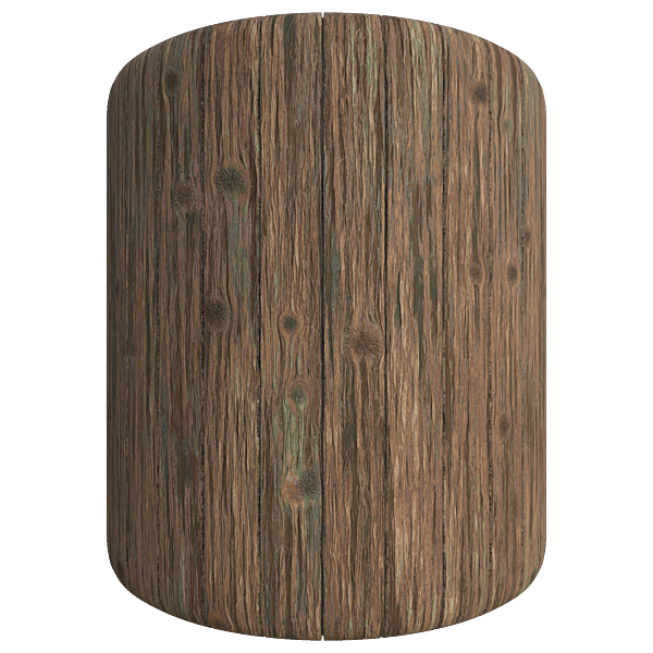 Old Wood Planks (Cylinder)