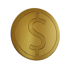 Gold Coin 3D Model