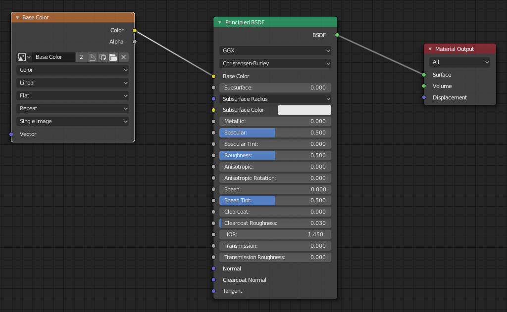 Base Color map is applied