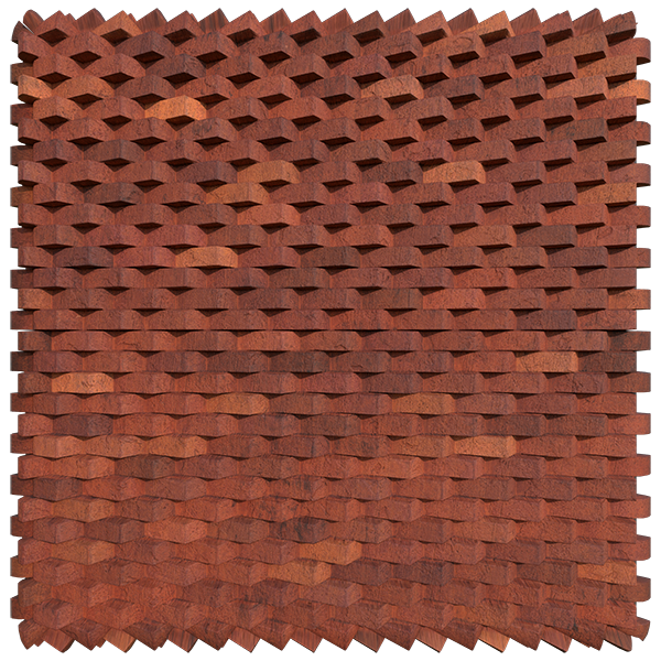 Angled Red Brick Wall Texture (Plane)