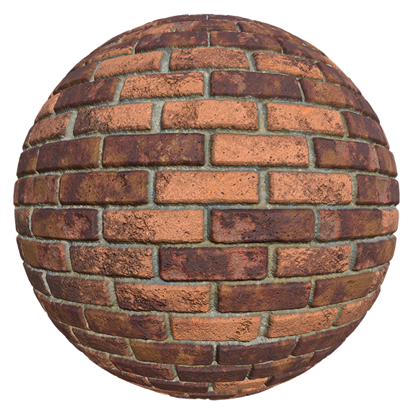 Worn Red Bricks in England (Sphere)