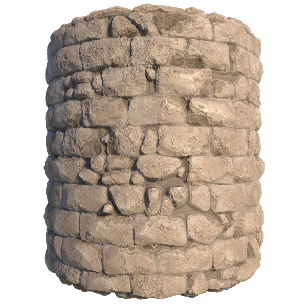 Brick Wall of Medieval Forts (Cylinder)