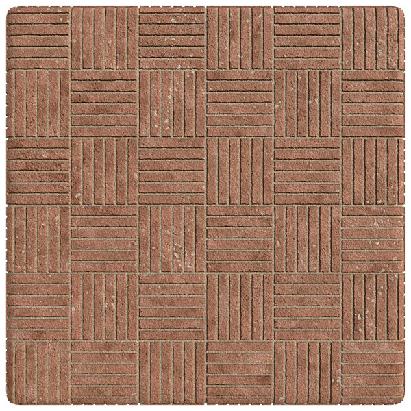 Parquet Brick Floor Texture (Plane)