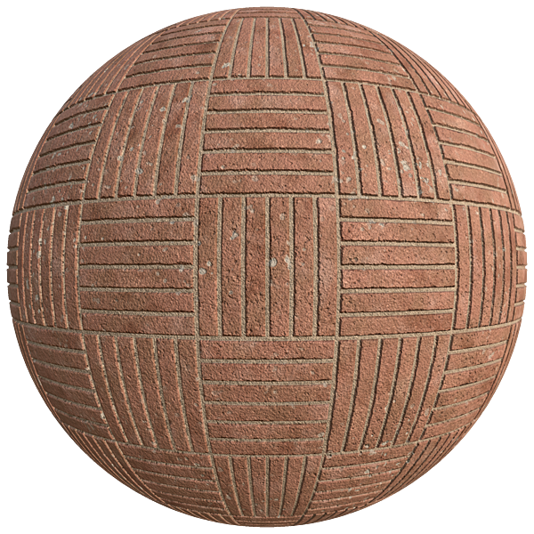 Parquet Brick Floor Texture (Sphere)