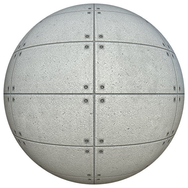 Tadao Ando Type Concrete Plate Texture (Sphere)