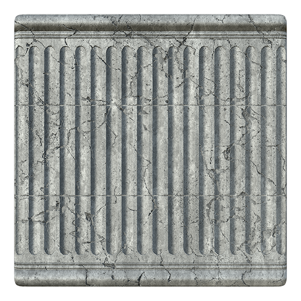 Concrete Texture: Corinthian Columns (Plane)