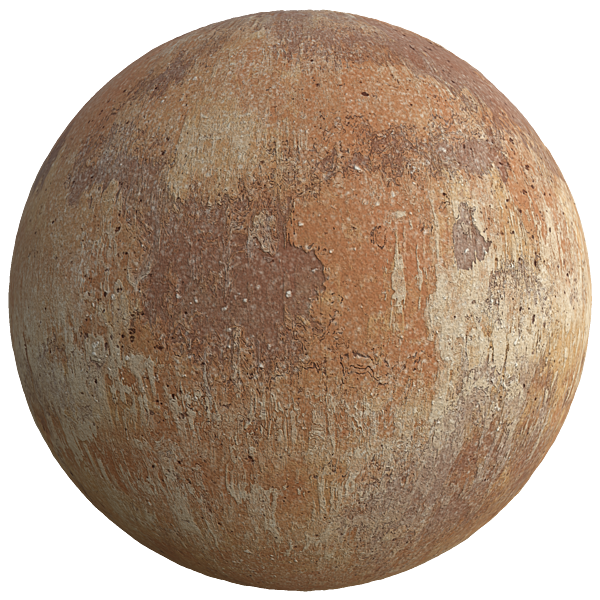 Old Clay Pot Texture (Sphere)