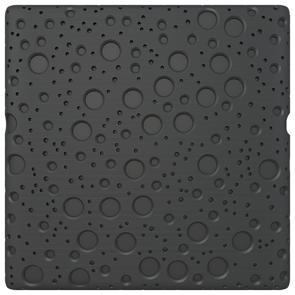 Wall Decor with Geometric Circles and Stripes (Plane)