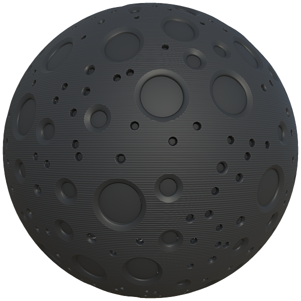 Wall Decor with Geometric Circles and Stripes (Sphere)