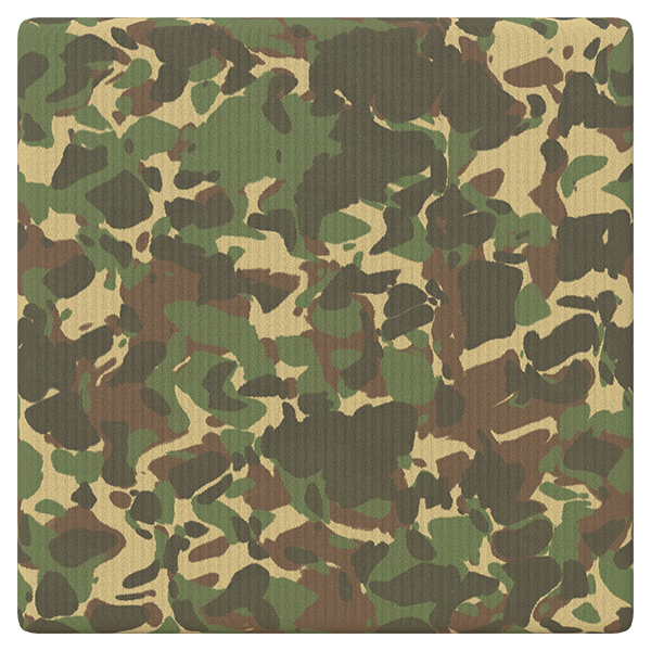 Camouflage Pattern Vinyl Fabric (Plane)