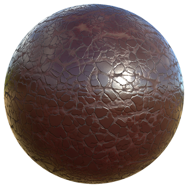 Brown and Reddish Leather Texture (Sphere)