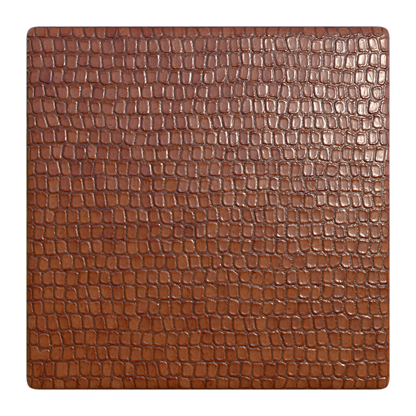 Crocodile Skin Leather PBR Texture - A23D