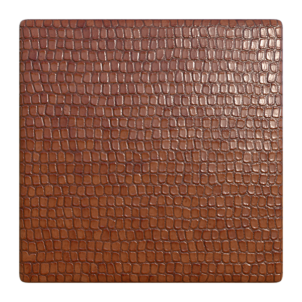 Artificial Alligator or Crocodile Leather Texture (Plane)