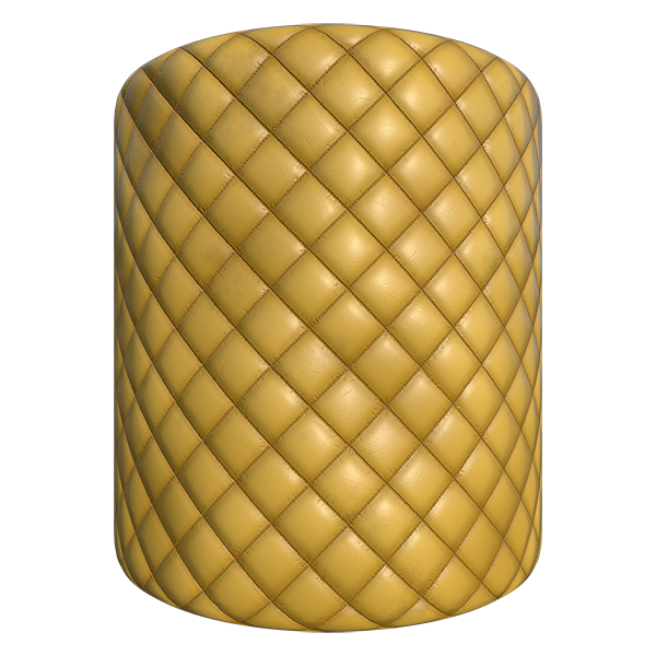 Yellow Padded Jacket and Bubble Coat Texture (Cylinder)