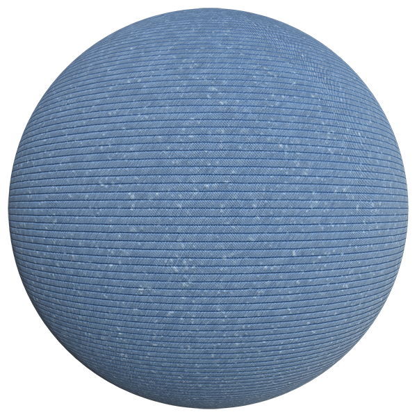 Blue Fabric PBR Texture