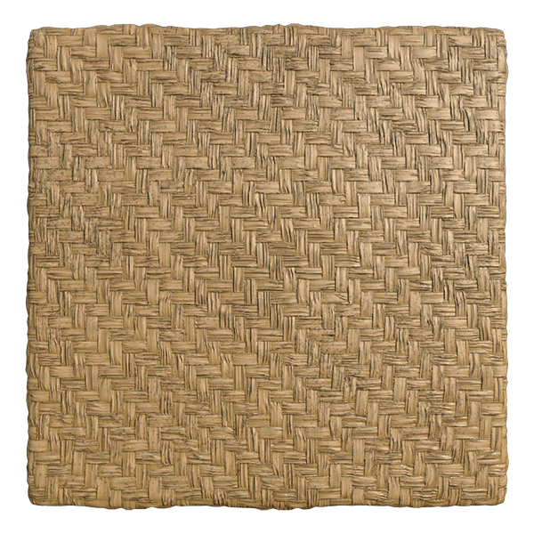 Woven Reed or Ratten Wicker Texture (Plane)