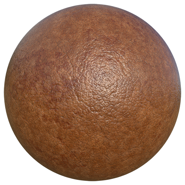 Brown Leather Texture (Sphere)
