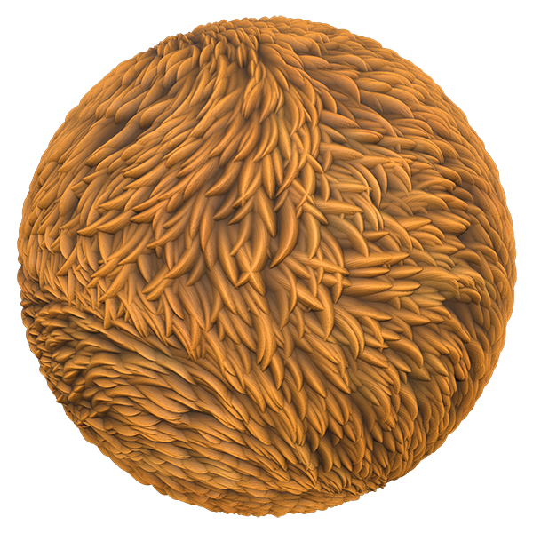 Stylized Fur and Hair Texture Free PBR TextureCan