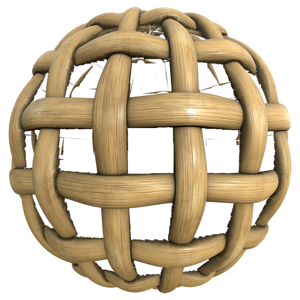 Wicker and Rattan Furniture Texture (Sphere)