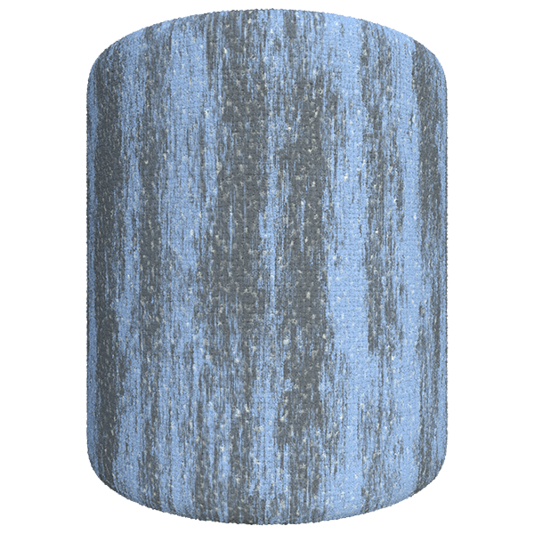 Blue Fabric Texture with Grey Patches and Yellowish Dots (Cylinder)