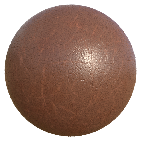 Waxy Reddish-Brown Fabric Leather (Sphere)