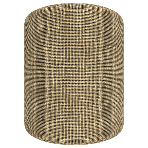 Rough Burlap and Hessian for Bags (Cylinder)