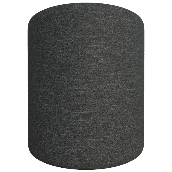 Black Fabric with Grey Horizontal Threads (Cylinder)
