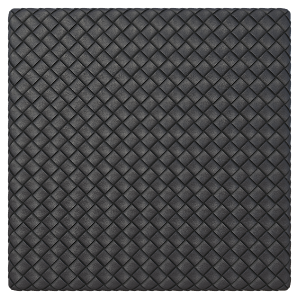Black Woven Leather (Plane)
