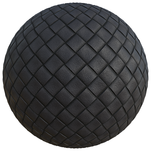 Black Woven Leather (Sphere)