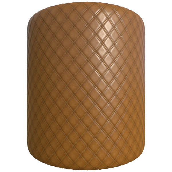 Diamond Shaped Leather Cushion Texture (Cylinder)