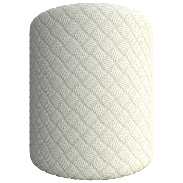 White Woven Jumper Fabric Clothes (Cylinder)