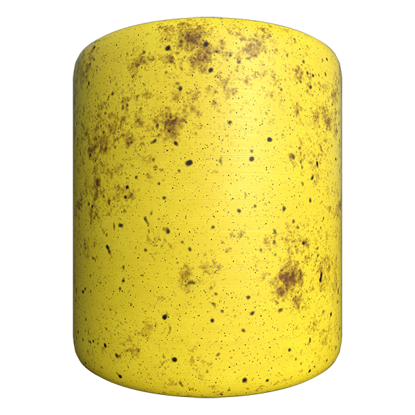 Banana Skin with Brown Spots (Cylinder)