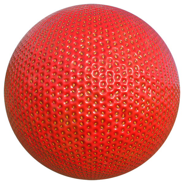 Strawberry Skin Texture (Sphere)