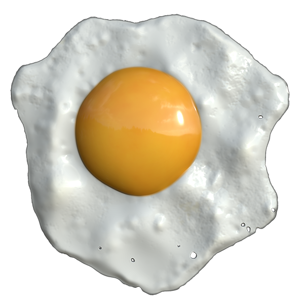 Sunny Side Up Egg Texture Generator (Cylinder)