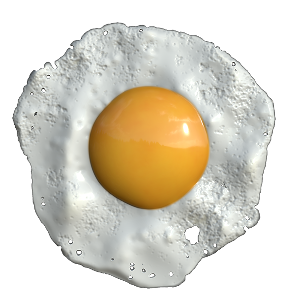 Sunny Side Up Egg Texture Generator