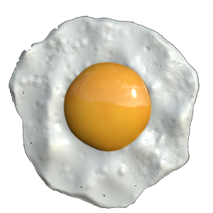 Sunny Side Up Egg Texture Generator