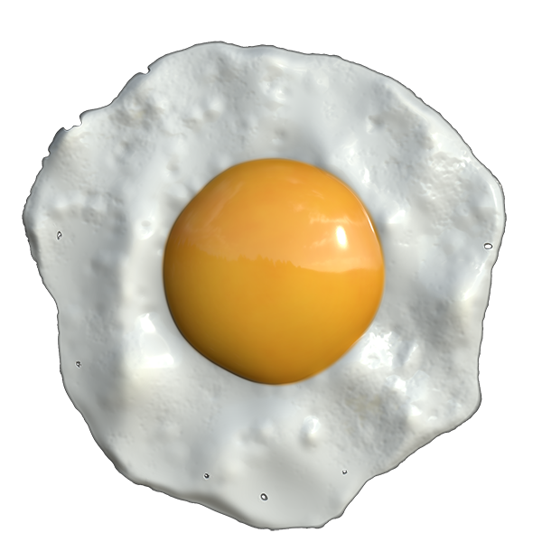 Sunny Side Up Egg Texture Generator (Sphere)