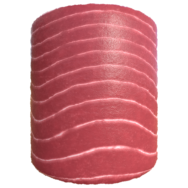 Tuna Fish Meat Texture (Cylinder)