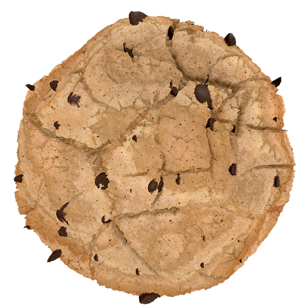 Baked Cookie Texture with Chocolate Chips