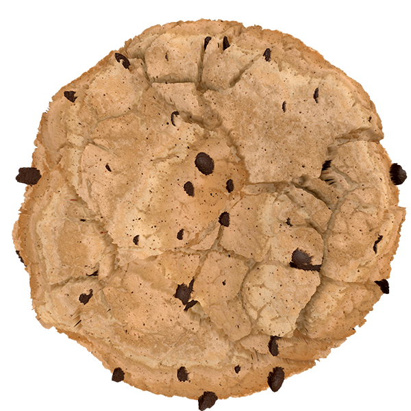 Baked Cookie Texture with Chocolate Chips (Sphere)