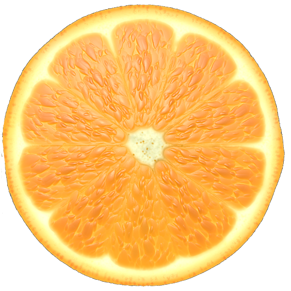 Orange Slice Texture (Sphere)