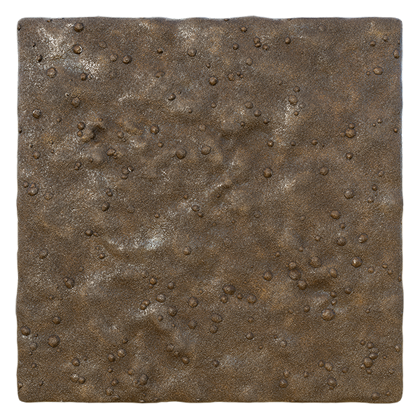 Wet Muddy Ground Texture with Rocks and Stones (Plane)