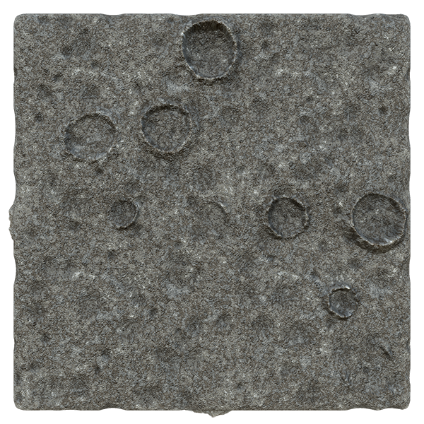 Asteroid or Planetary Rock Ground Texture (Plane)