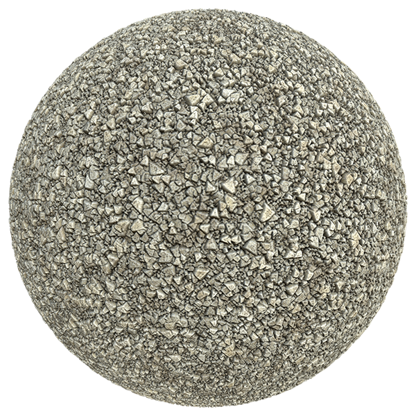 Ground Covered with Gravel (Sphere)