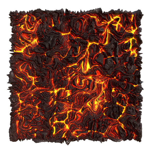 Volcanic Lava Flow Texture (Plane)