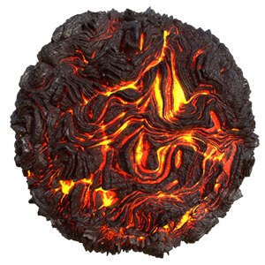 Volcanic Lava Flow Texture