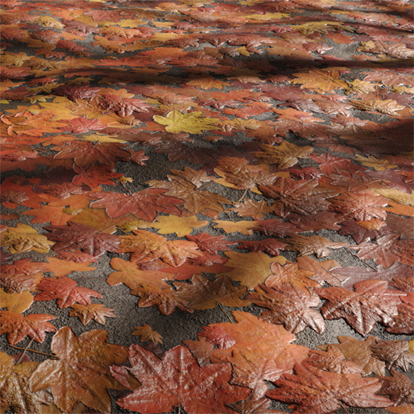 Ground Covered by Maple Leaves